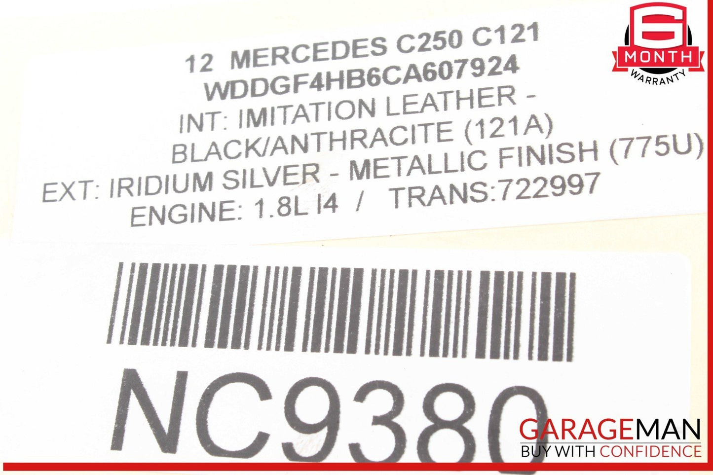 12-16 Mercedes W204 C250 SLK250 SLK350 Transmission Oil Cooler Radiator OEM