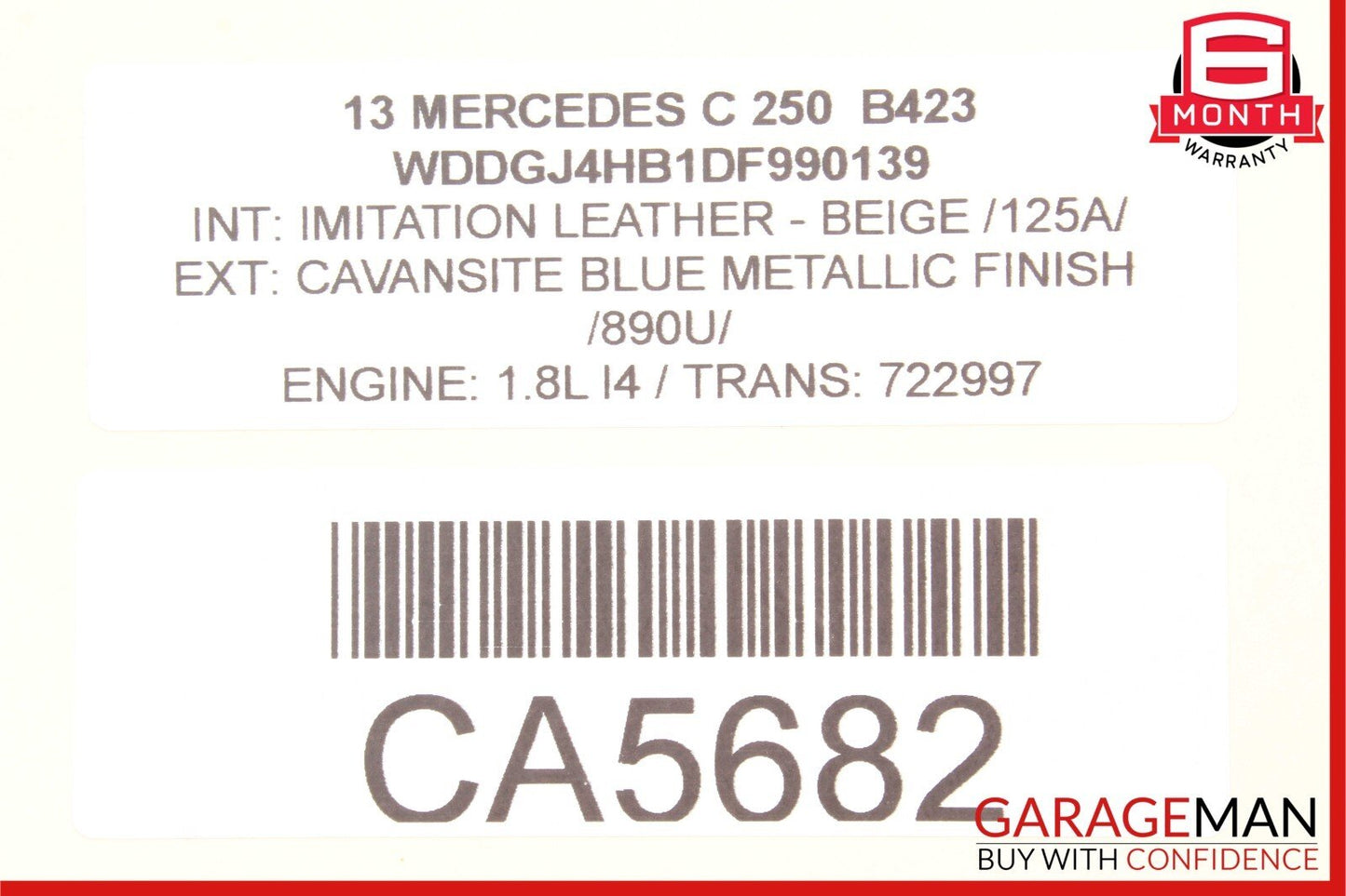 08-15 Mercedes W204 C250 Headlight Fog Light Switch Control Module OEM