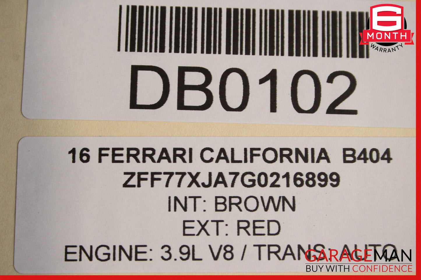 15-18 Ferrari California T Right Convertible Hard Roof Top Hinge OEM