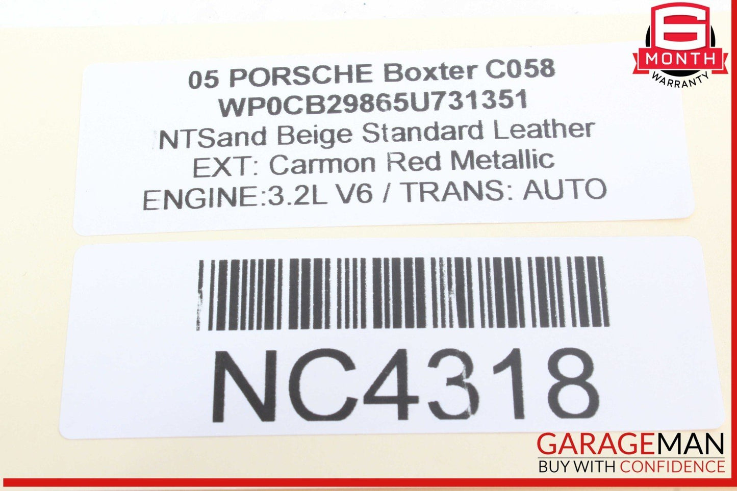 05-12 Porsche Boxter 987 Front Left or Right Side Lower Control Arm 99634134108