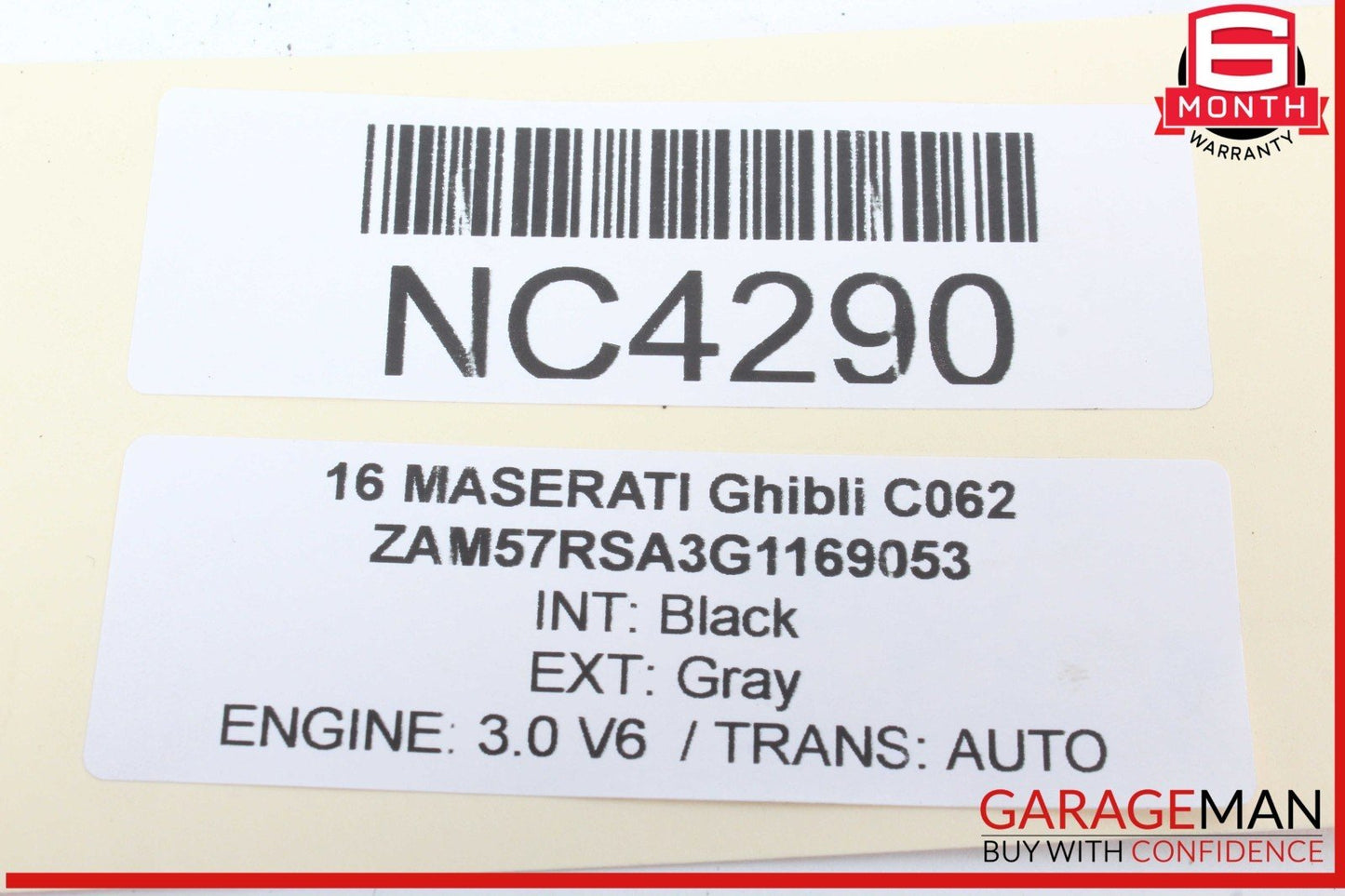14-17 Maserati Ghibli Rear Right & Left Side Suspension Coil Spring Absorber Set