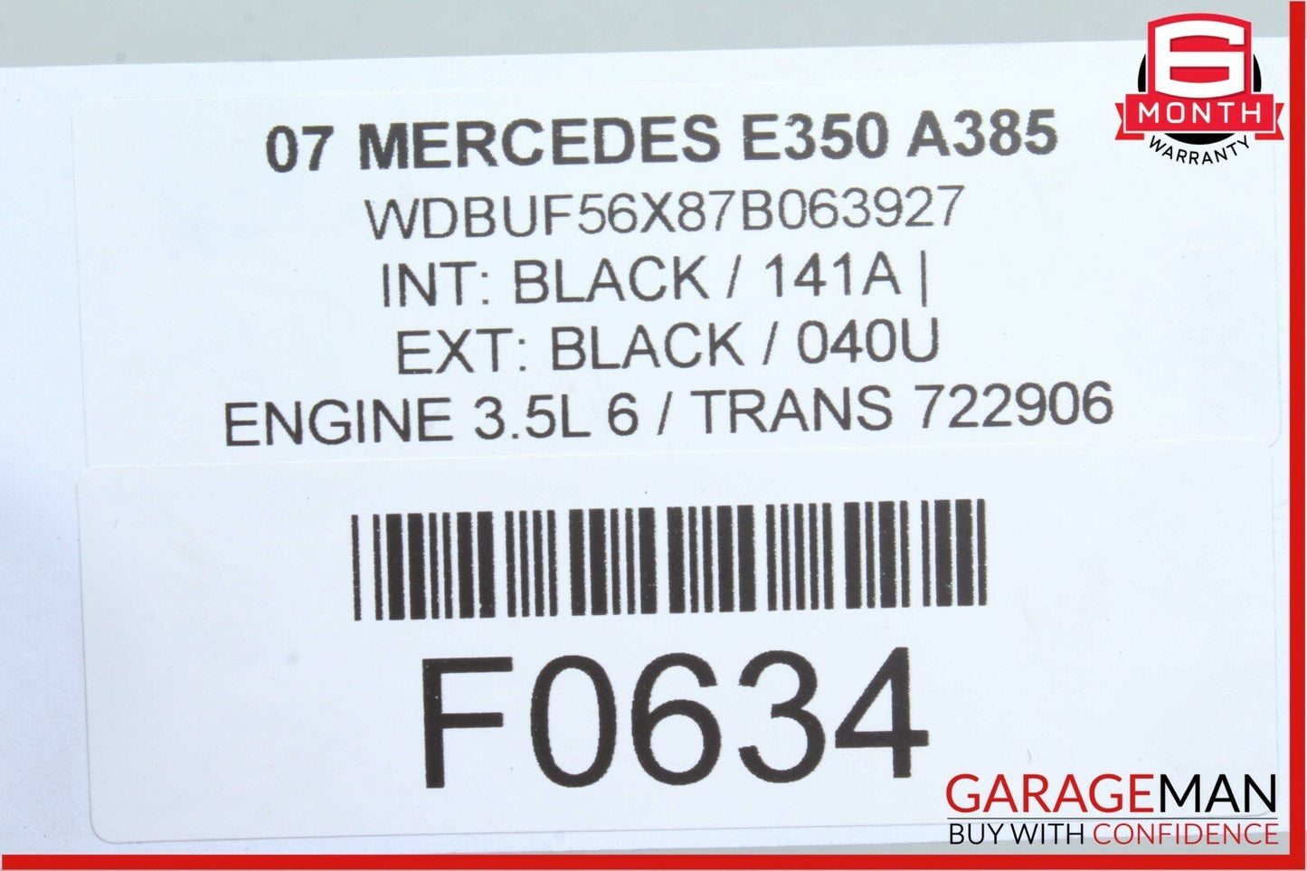 07-09 Mercedes W211 E350 Front Right Side Seatbelt Seat Belt Retractor OEM