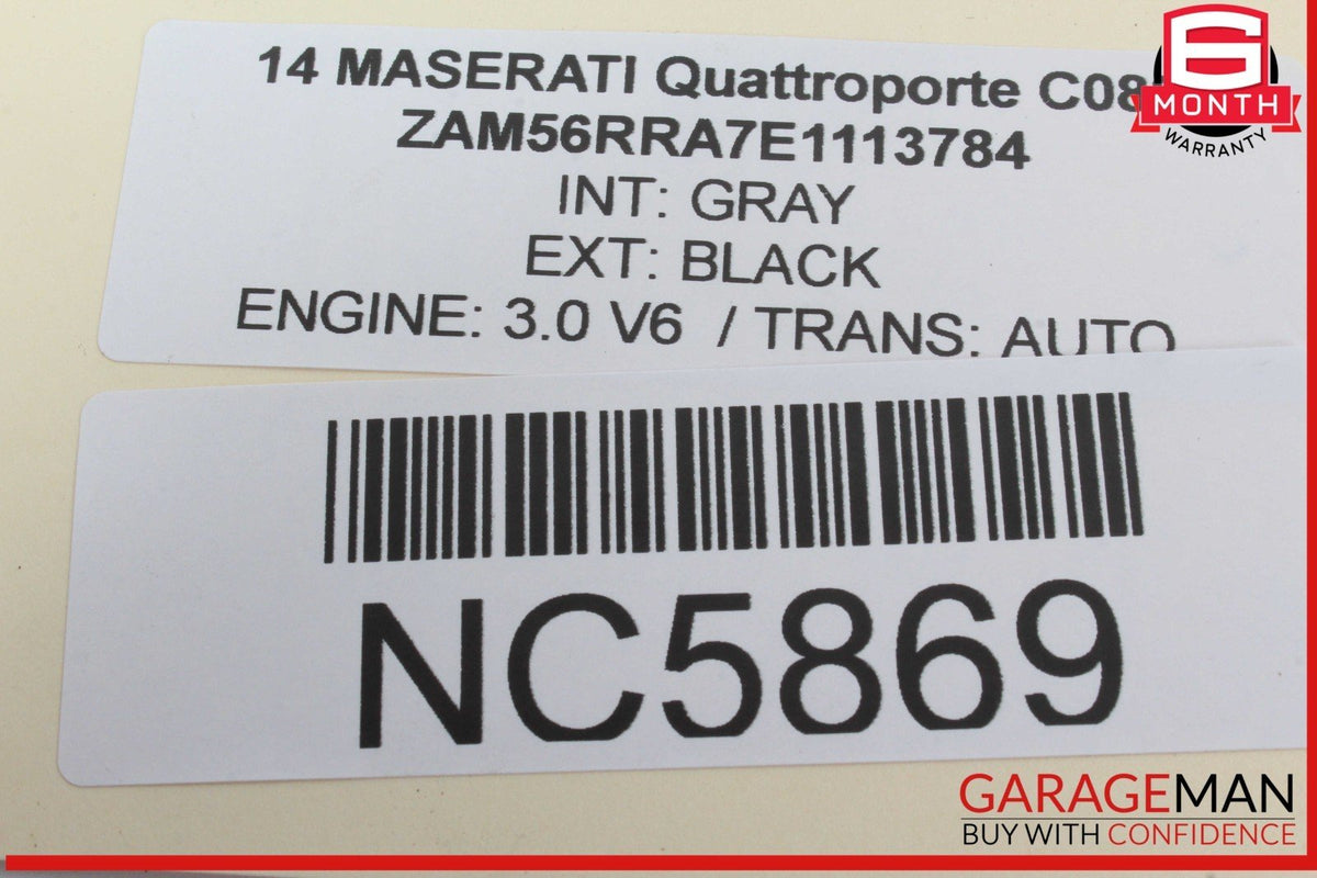14-20 Maserati Quattroporte M156 Steering Column Switch Clockspring w/ Trim OEM