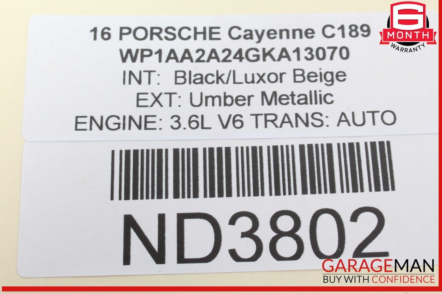 11-18 Porsche Cayenne 958 Start Ignition Switch Module w/ Key 7PP905865F OEM