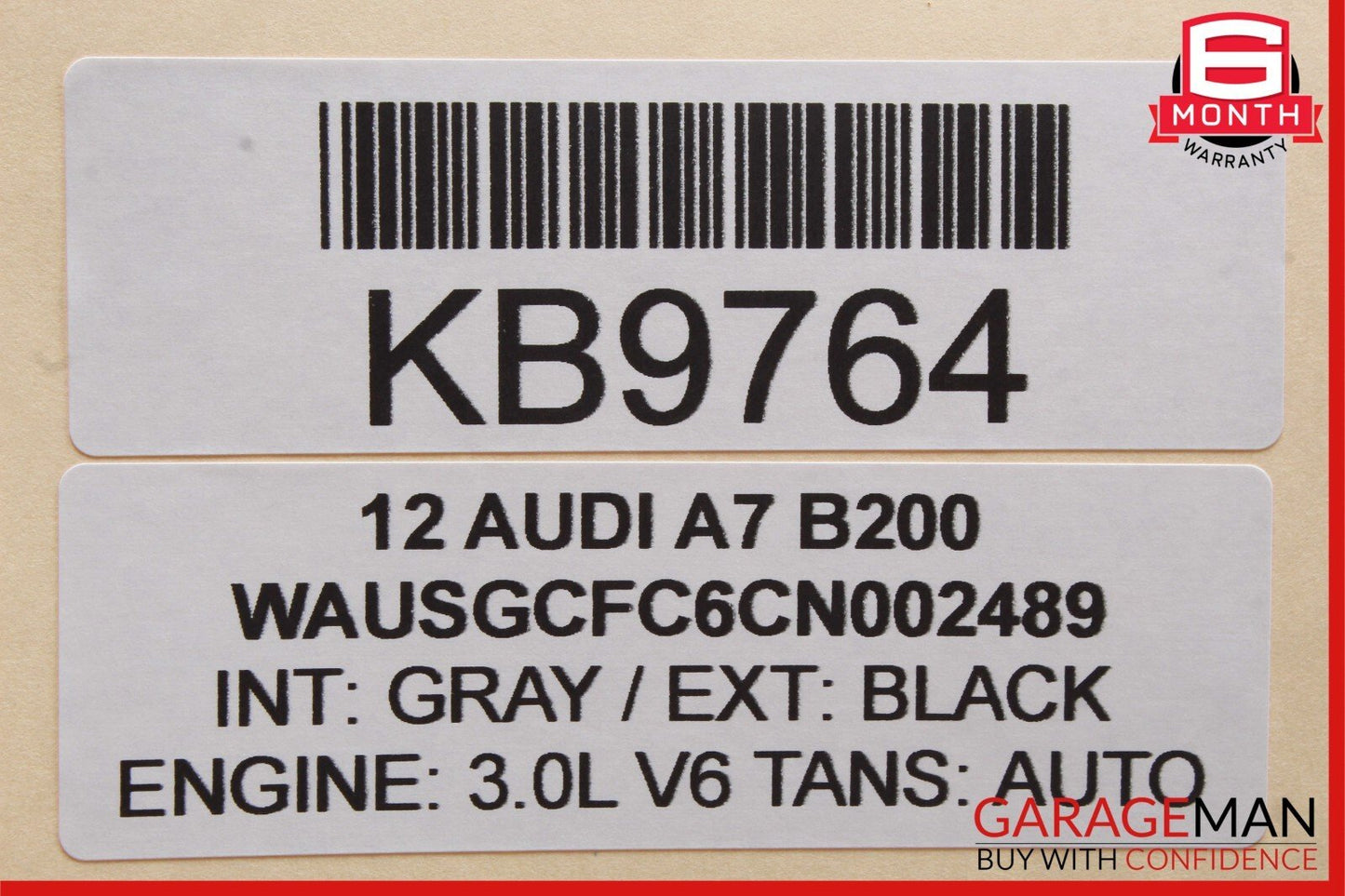 12-18 Audi A7 Blind Spot Alert Sensor Control Module Unit OEM