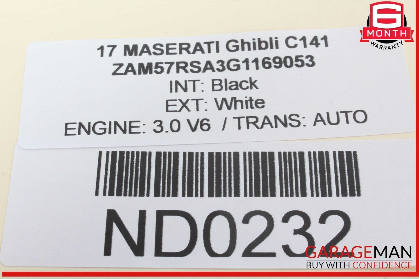 14-17 Maserati Ghibli Front Right or Left Xenon HID Headlight Ballast OEM
