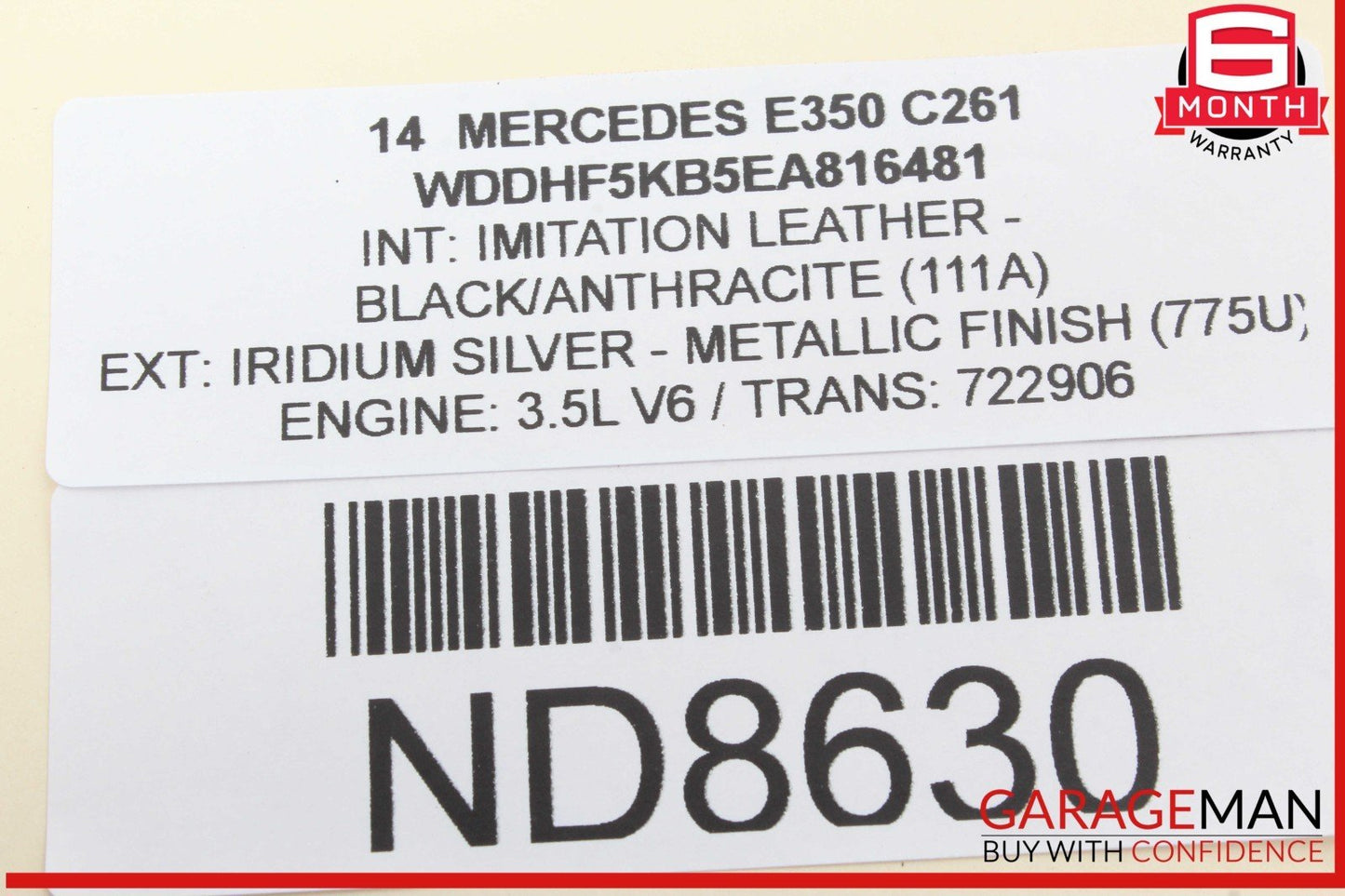 08-18 Mercedes W212 E350 C300 CLS550 Front Left Side Door Control Module OEM