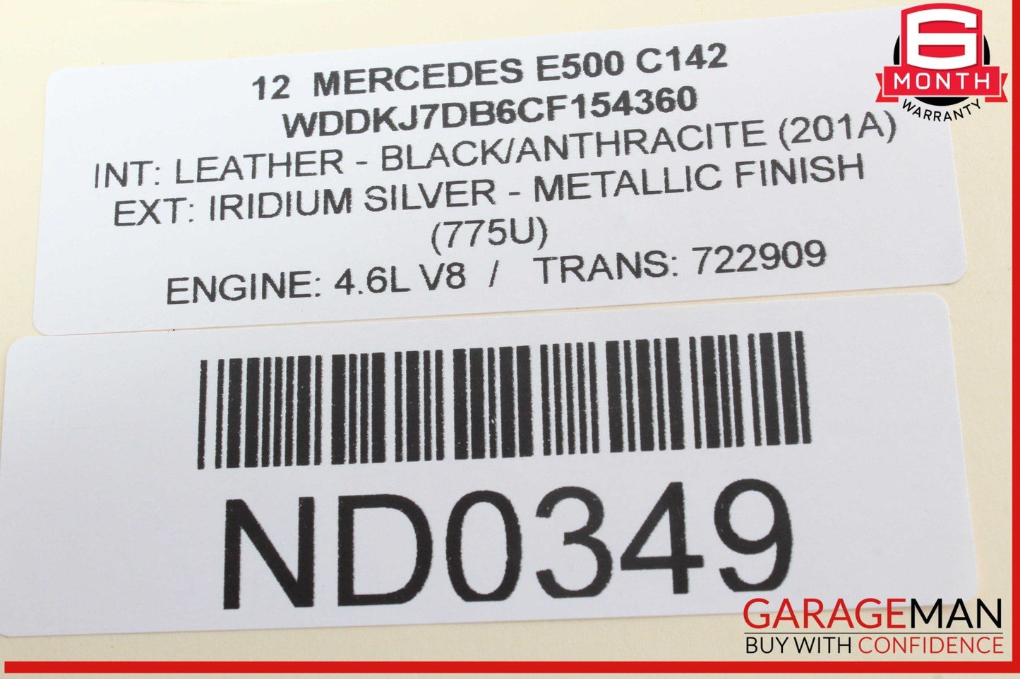 08-18 Mercedes W212 E550 E350 Front Left Side Door Control Module Unit OEM