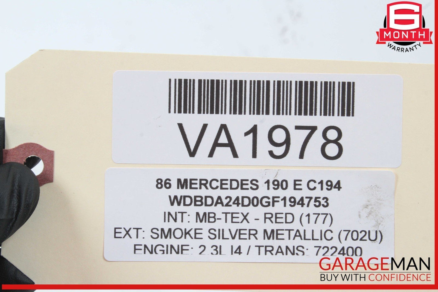 84-93 Mercedes W201 190E 190D Power Steering Rack Tie Rod Link Linkage OEM
