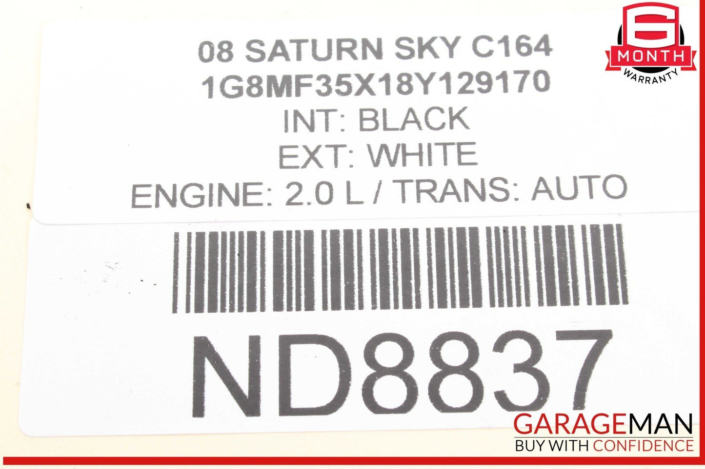 07-10 Saturn Sky Rear Right or Left Side Tie Rod Alignment Adjuster 10343429 OEM