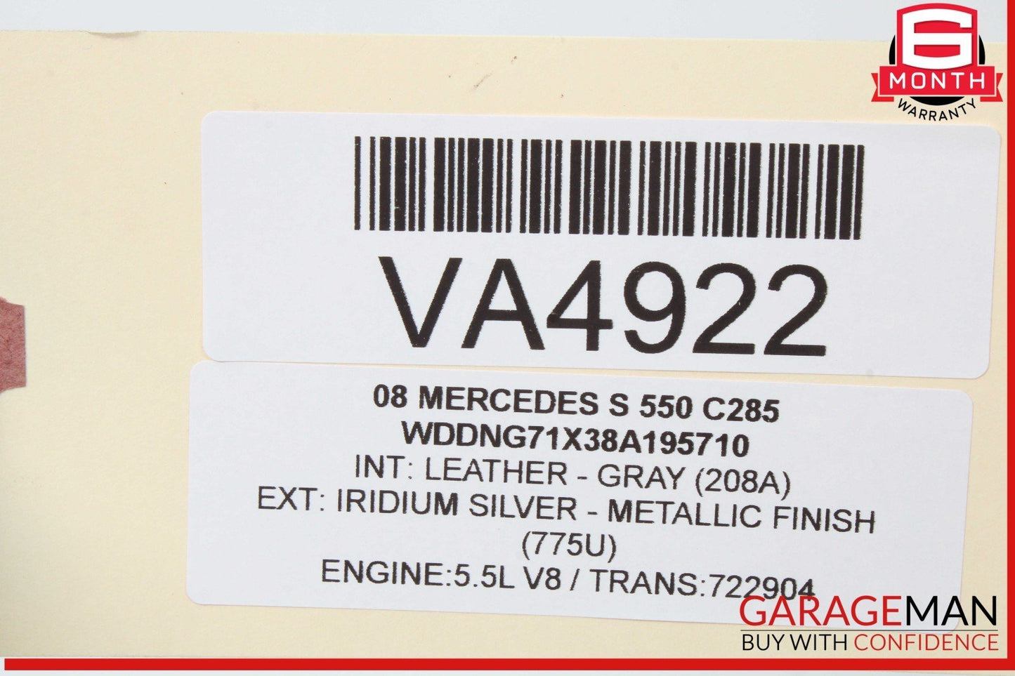 07-14 Mercedes W221 S550 S400 Central Gateway Control Module Unit 2215408362 OEM