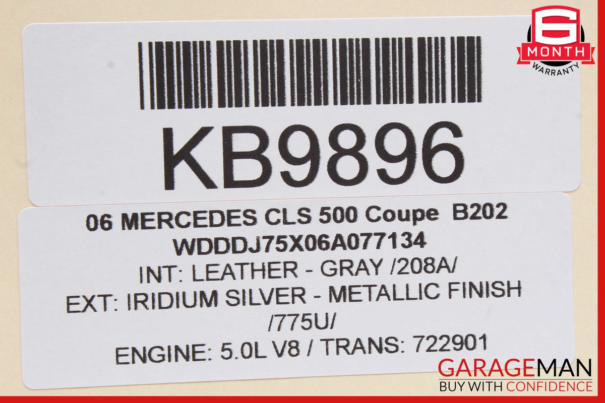 03-11 Mercedes W219 CLS500 E500 Rear Door Keyless Go Control Module OEM