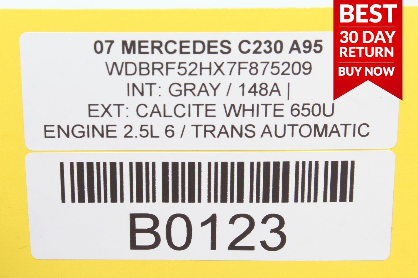 01-07 Mercedes W203 C230 C320 Rear Left Side Door Computer Control Module A95