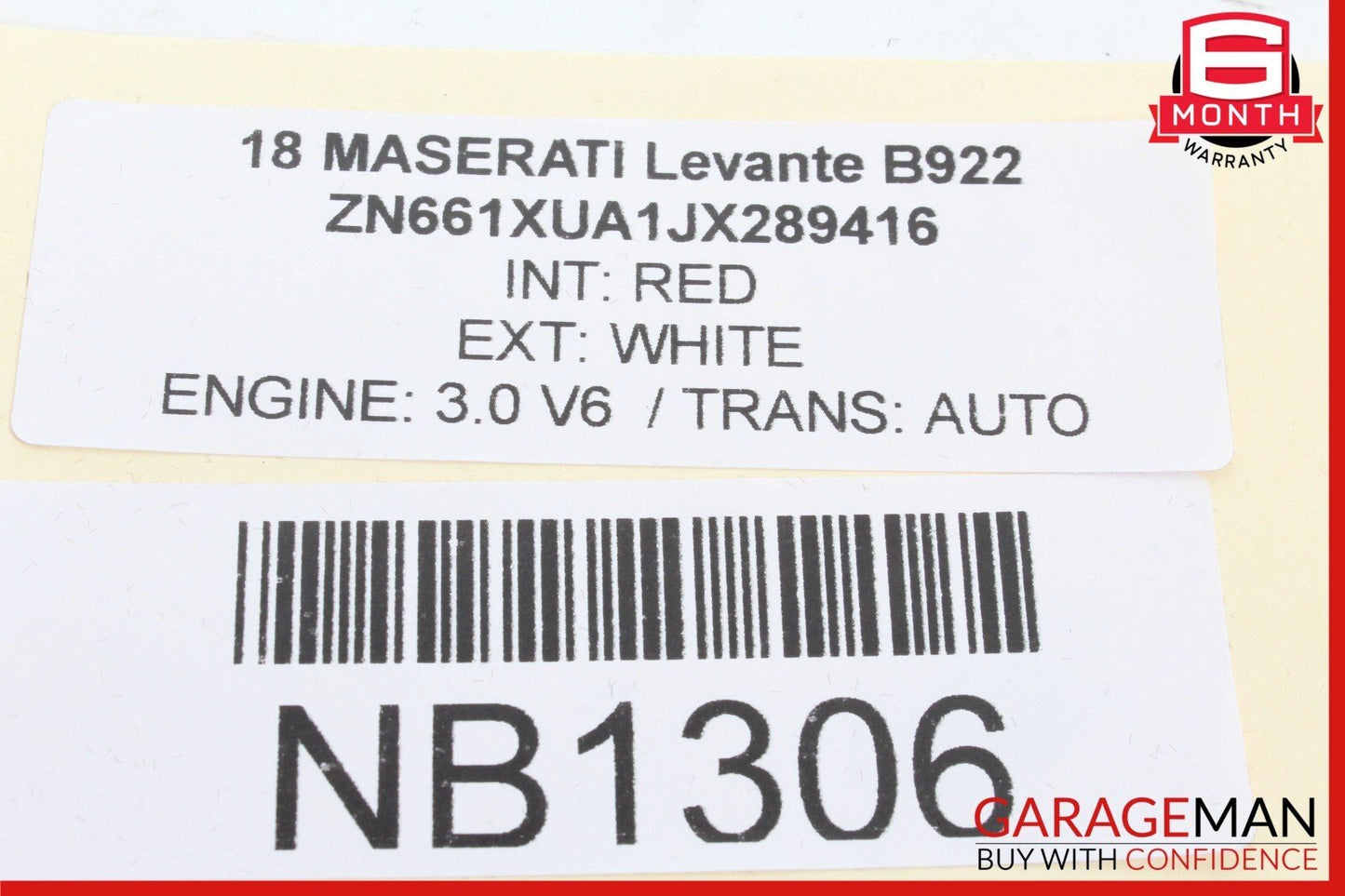 17-20 Maserati Levante M161 Dashboard Dash Glove Box Glovebox Black OEM