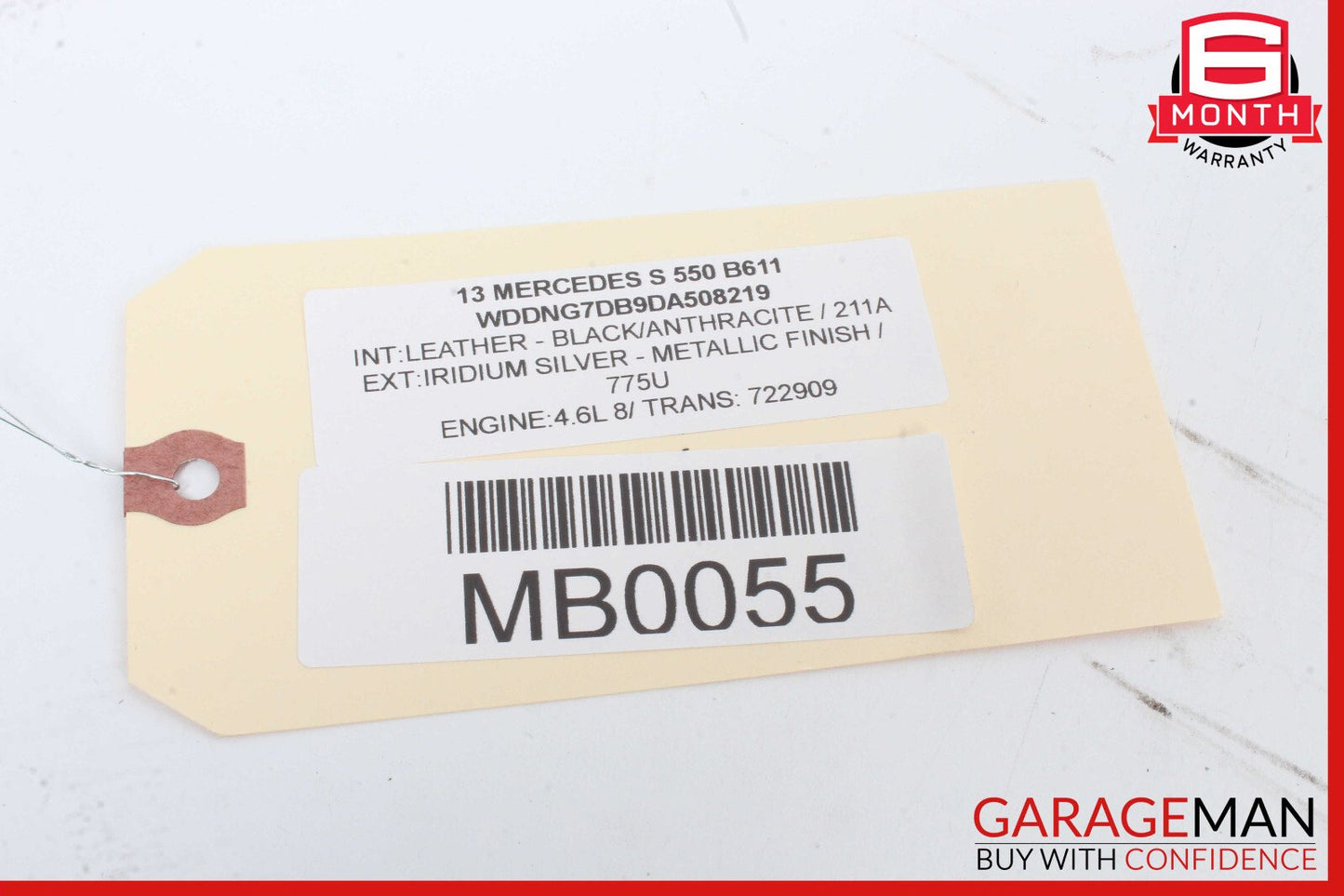 07-14 Mercedes W216 S550 CL550 Rear Trunk Lid Latch Lock Actuator 2217500085 OEM