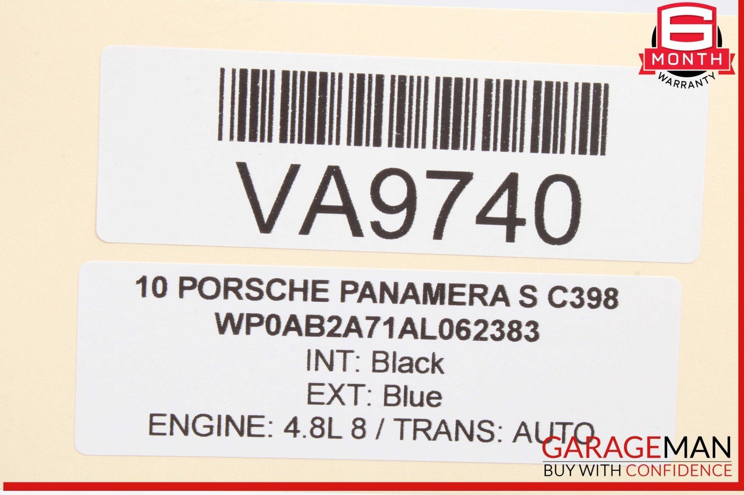 10-16 Porsche Panamera 970 Rear Right or Rear Left Side Upper Control Arm OEM