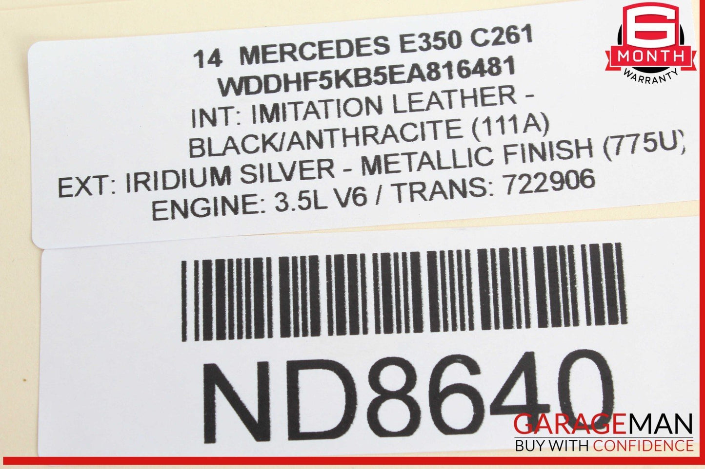08-18 Mercedes W212 E350 CLS550 Front Right Side Door Control Module OEM