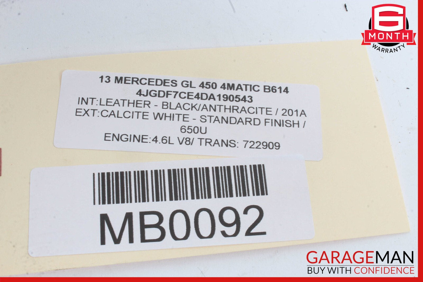 11-20 Mercedes X166 GL450 SL550 S550 M278 High Pressure Fuel Pump Line Set OEM