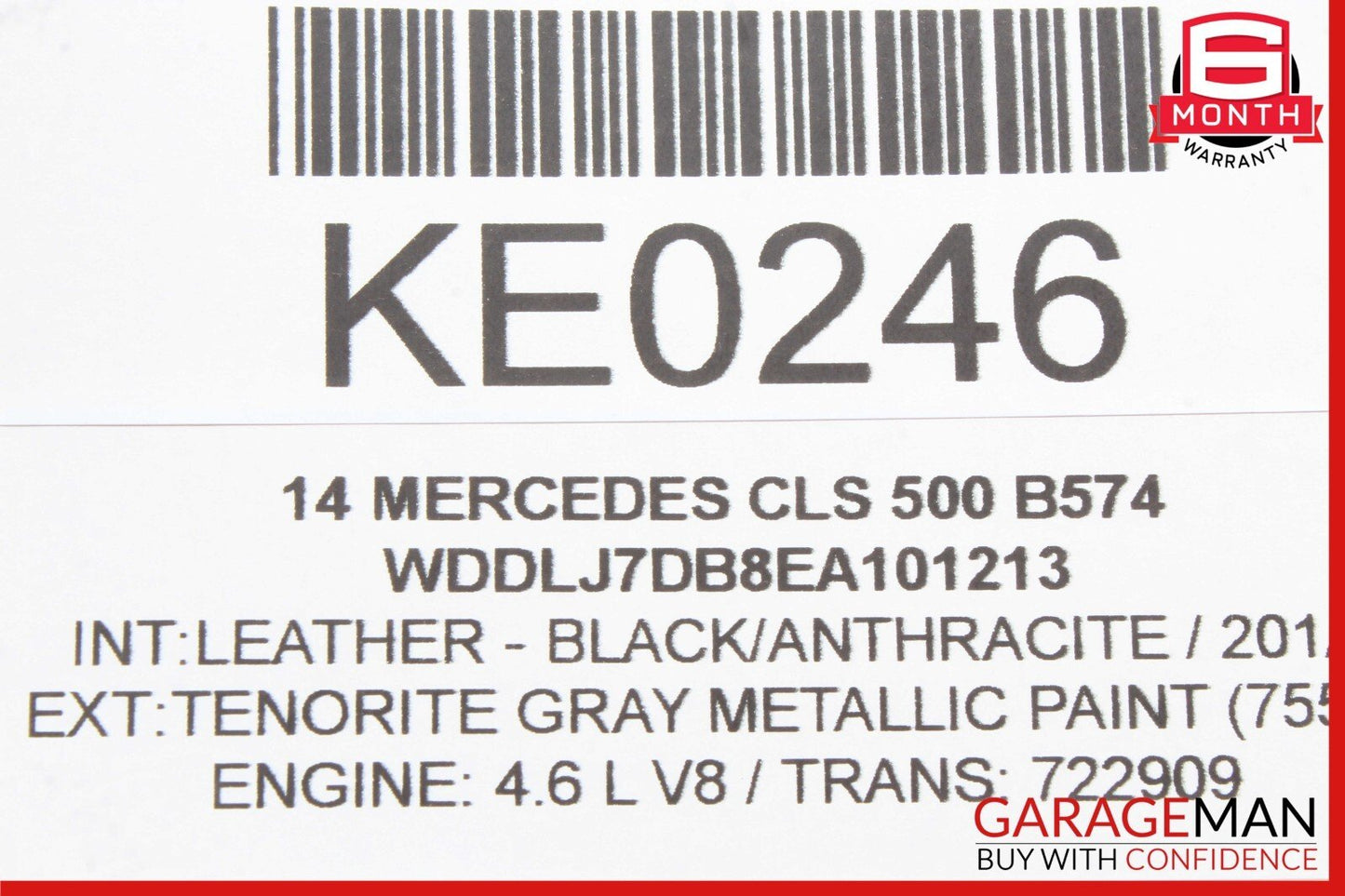 12-20 Mercedes W218 CLS500 CLS550 E350 Top Shark Fin Antenna Roof GPS OEM