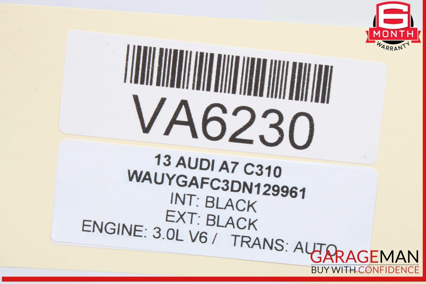 12-18 Audi A7 S7 Rear Right Passenger Side Lane Assist Blind Spot Radar Sensor