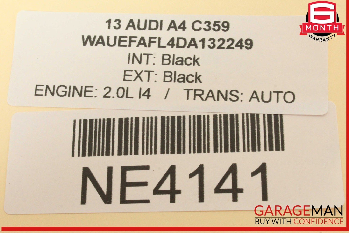 09-17 Audi A4 Q5 A5 Front Right Side Suspension Upper Forward Control Arm OEM