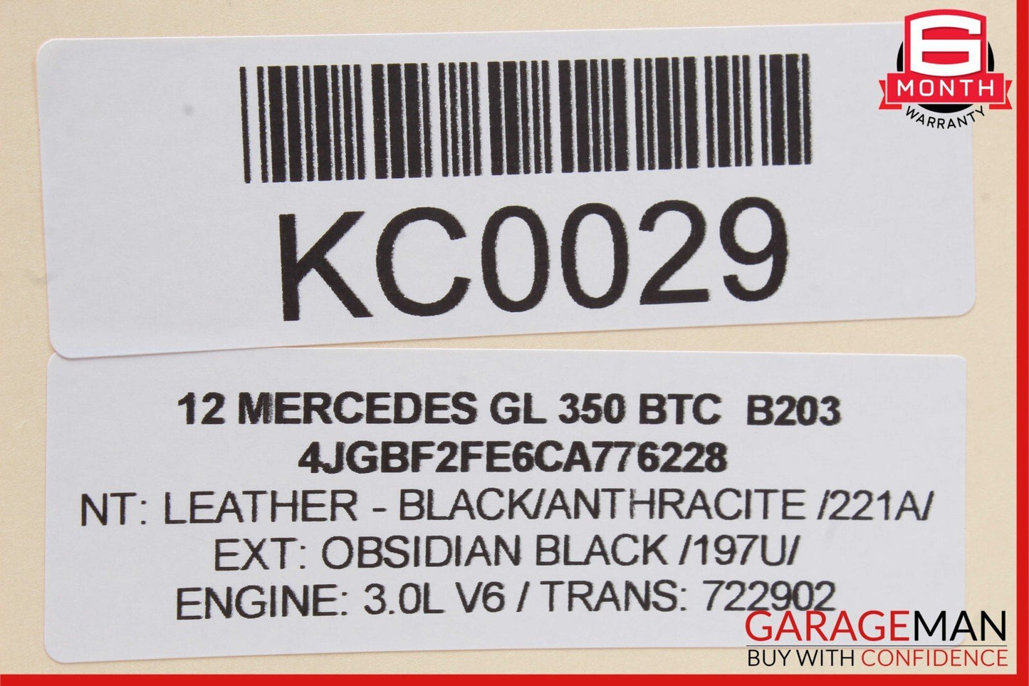 06-13 Mercedes X164 GL350 E320 Heated Seat Control Module 2118703885 OEM