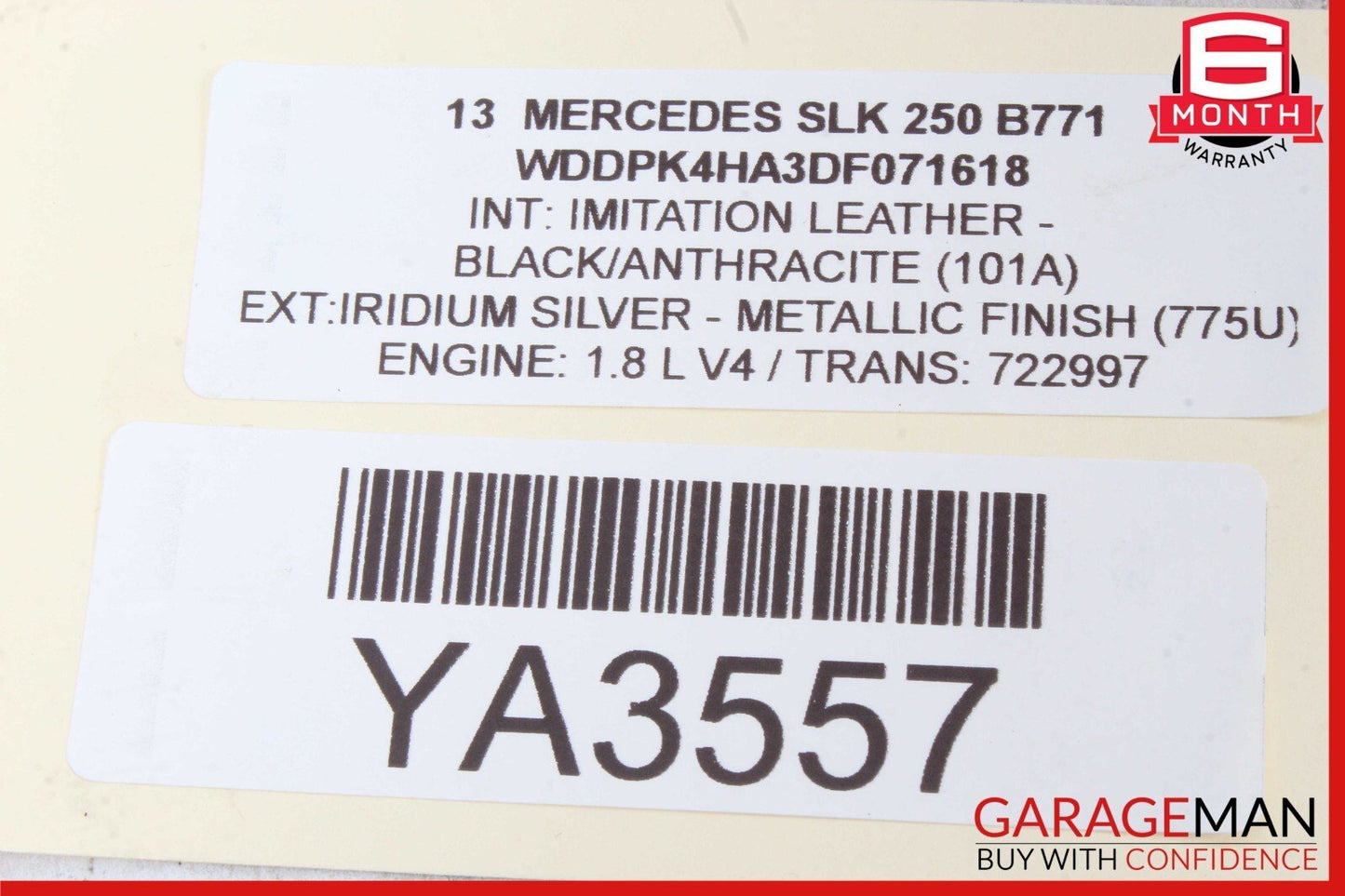 12-20 Mercedes R172 SLK250 SLK350 SLC300 Convertible Top Hydraulic Pump Motor