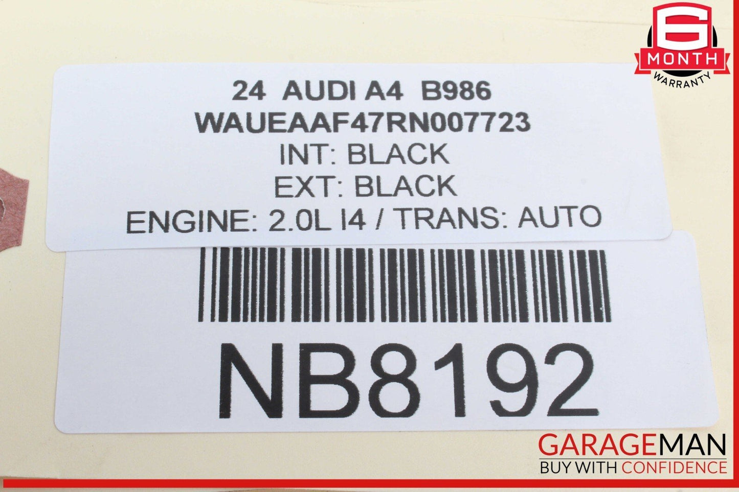 17-24 Audi A4 Rear Left Driver Side Lower Control Arm 8W0505311H OEM