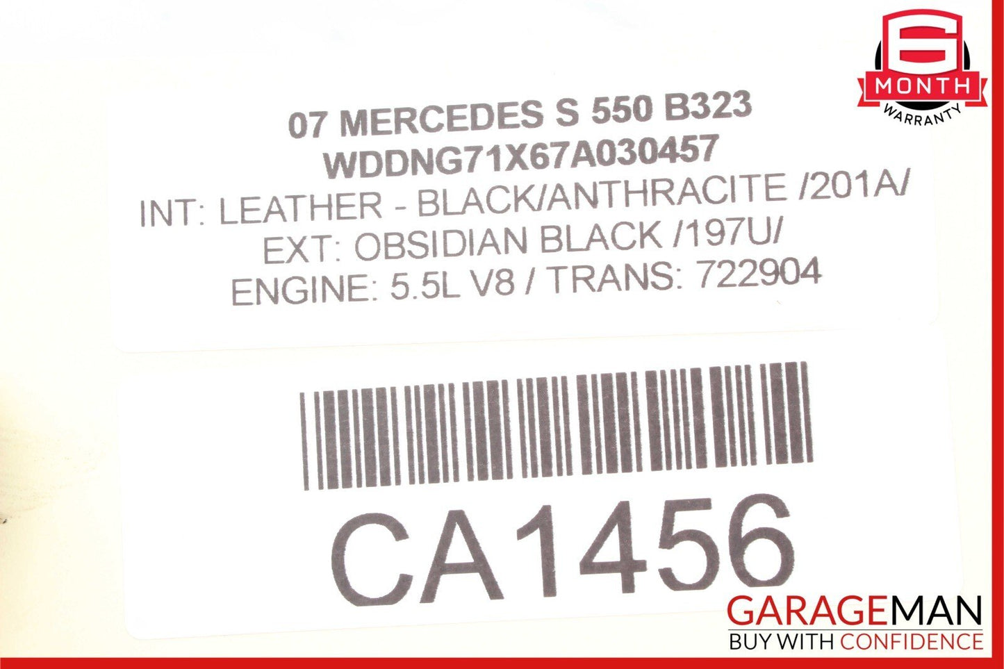 07-09 Mercedes W221 S550 Left Side Power Steering Rack & Pinion Control Arm RWD