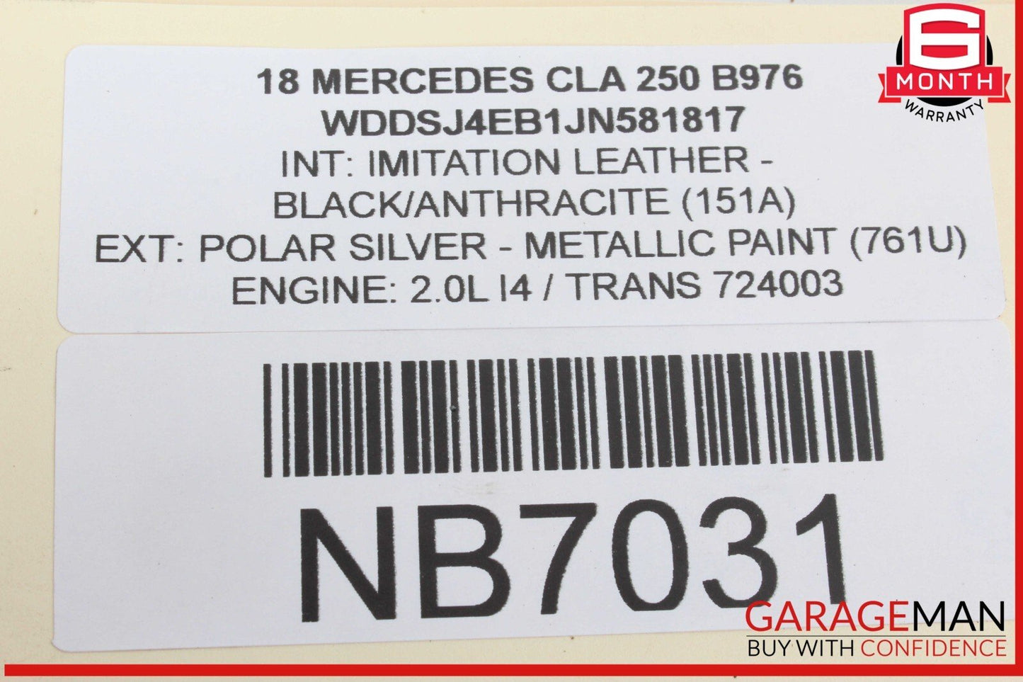 14-20 Mercedes W117 CLA250 Rear Left / Right Side Suspension Lower Control Arm