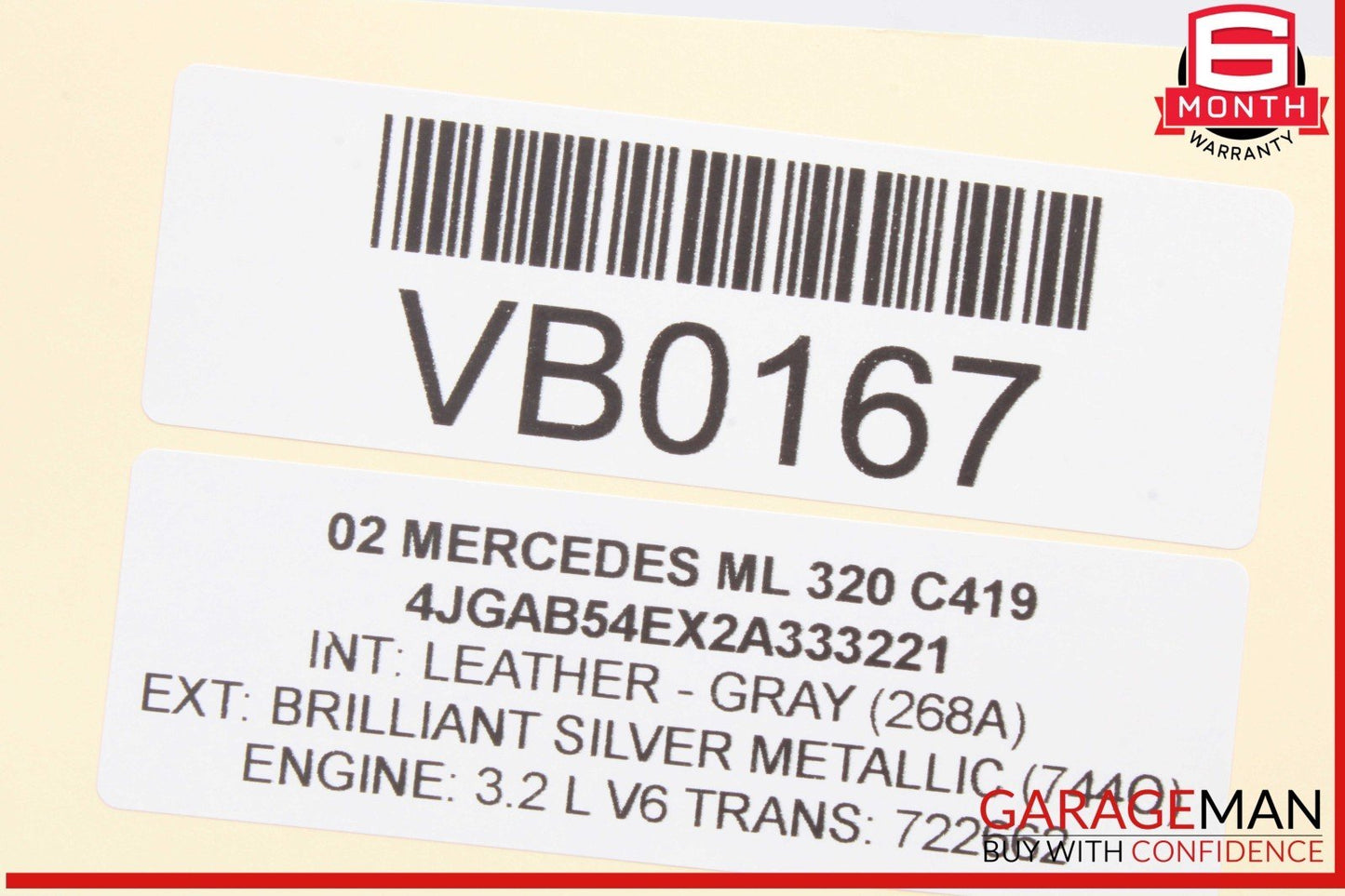 00-06 Mercedes W163 ML320 Voice Command Control Module 2208202185 OEM
