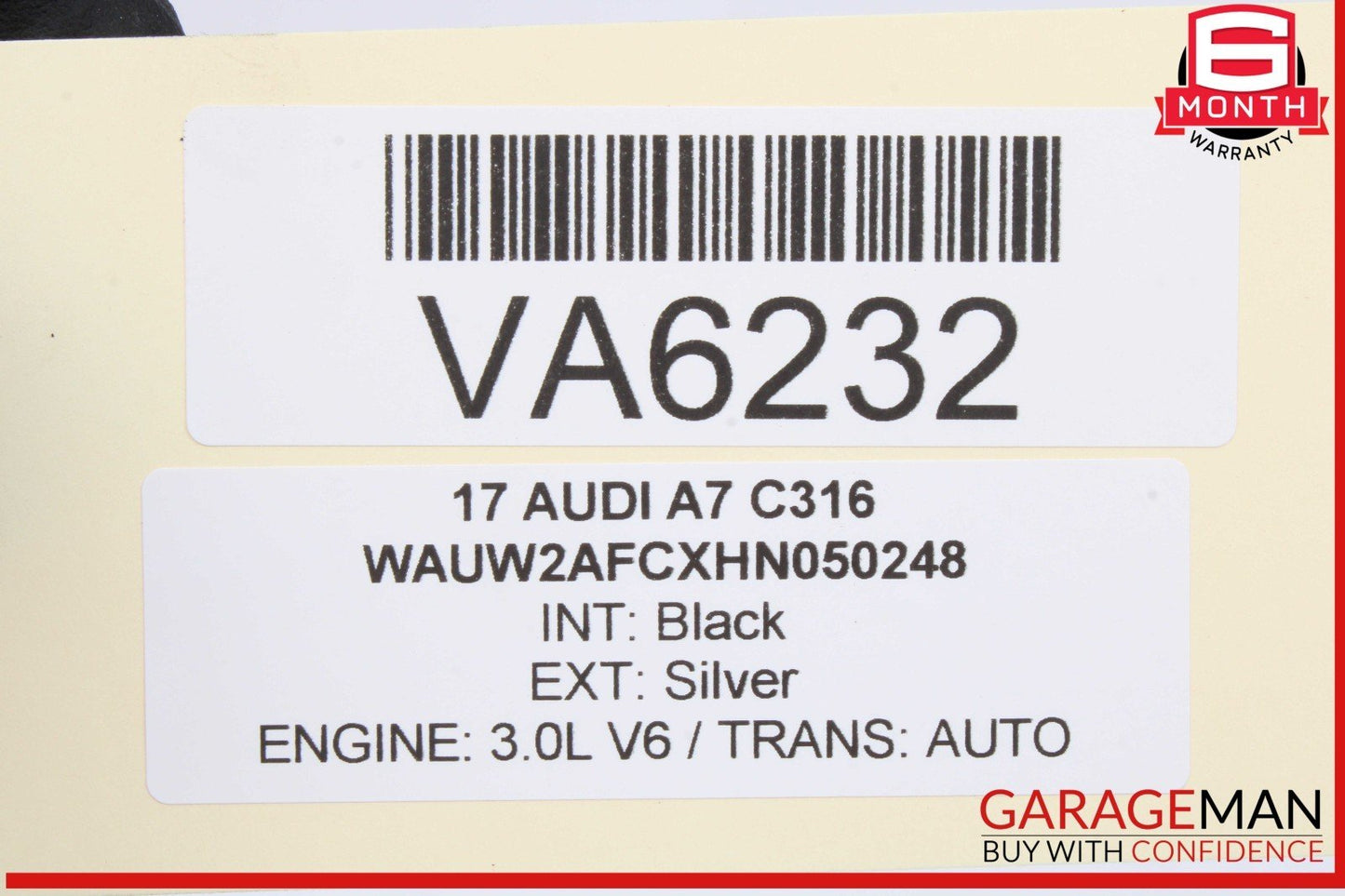 12-18 Audi A7 A6 A8 S7 S8 Rear Trunk Lid Lock Latch Actuator Striker Plate OEM