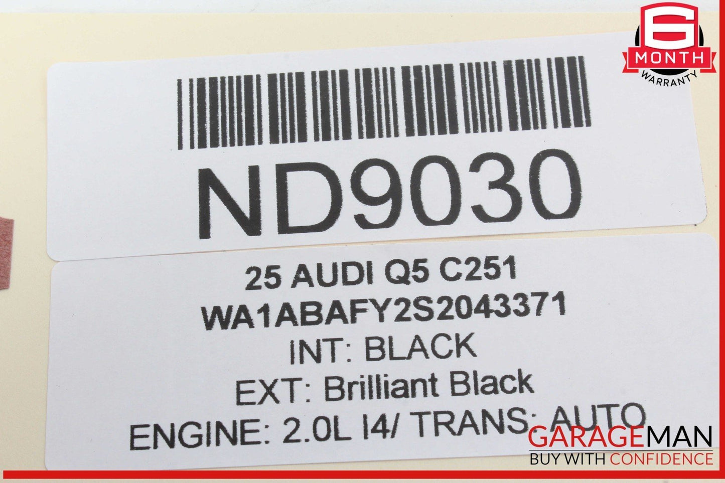 18-25 Audi Q5 Front Right Passenger Side Door Control Module Unit 4M2959792K OEM