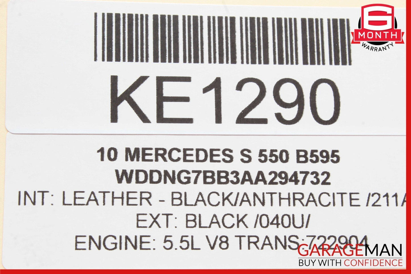 07-14 Mercedes W221 S550 CL550 Door Lock Switch Front Right Side 2218213151 OEM