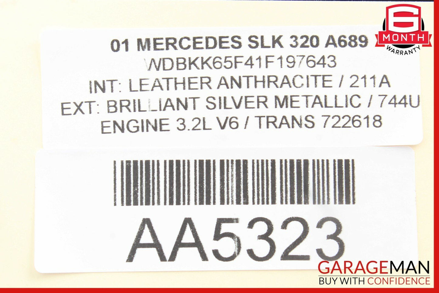 97-04 Mercedes R170 SLK230 Rear Left or Right Lower Suspension Control Arm OEM