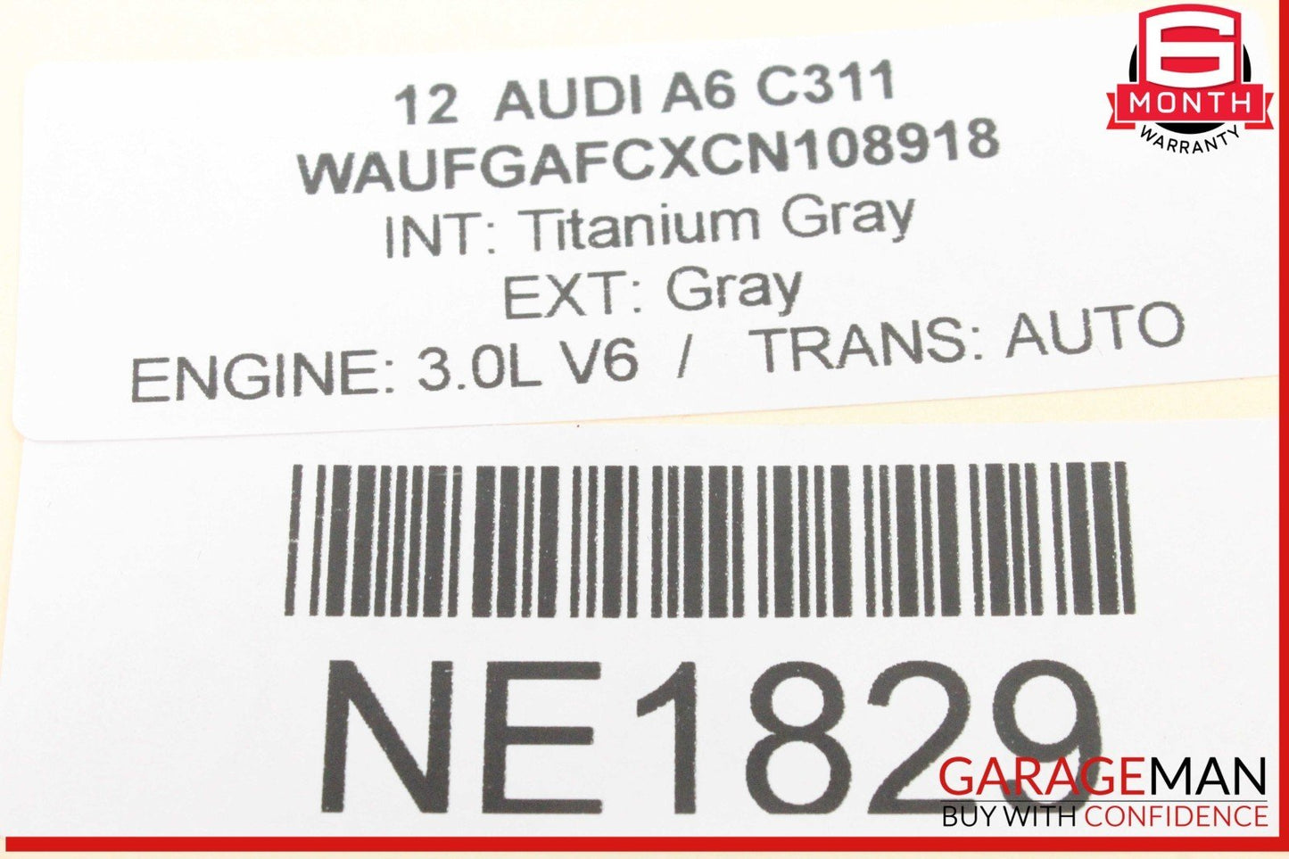 09-18 Audi A6 A7 S4 A4 Rear Right Side Lower Forward Control Arm 8K0501529L OEM