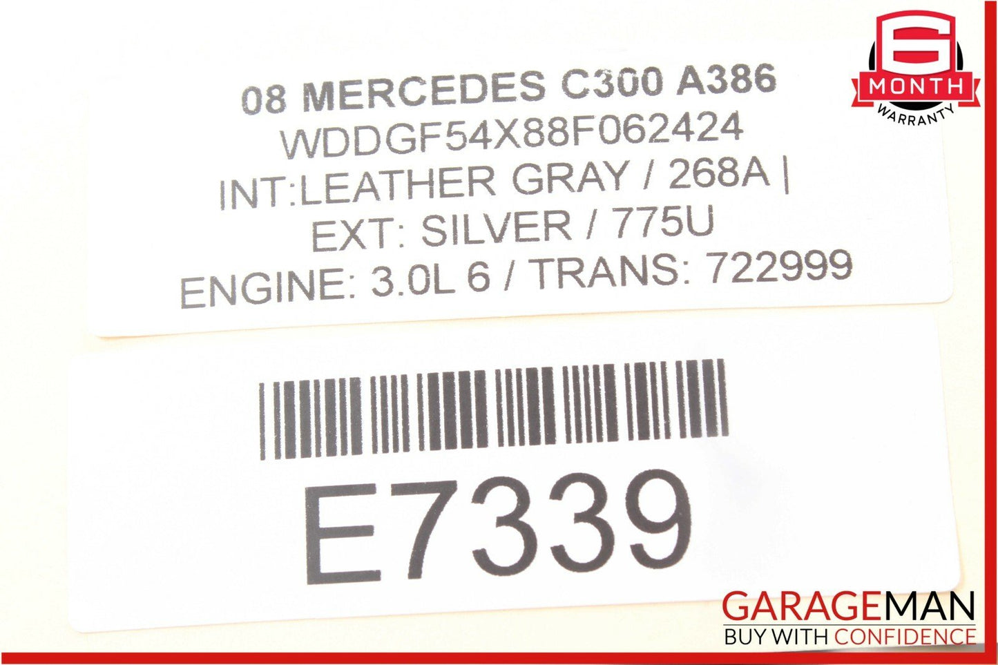 08-11 Mercedes W204 C300 Delphi Ignition Coil Spark Plug Connector Assembly