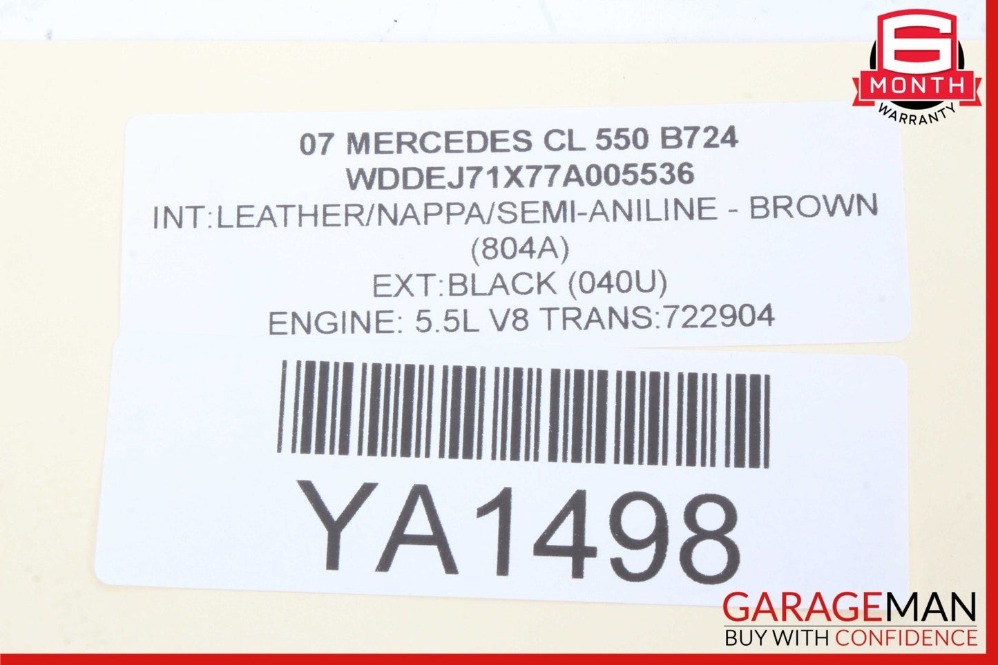 07-14 Mercedes W216 CL550 CL63 AMG Rear Left Driver Side Door Speaker Tweeter