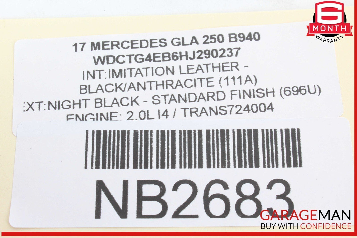 15-20 Mercedes X156 GLA250 Front Right Passenger Side Exterior Door Handle OEM