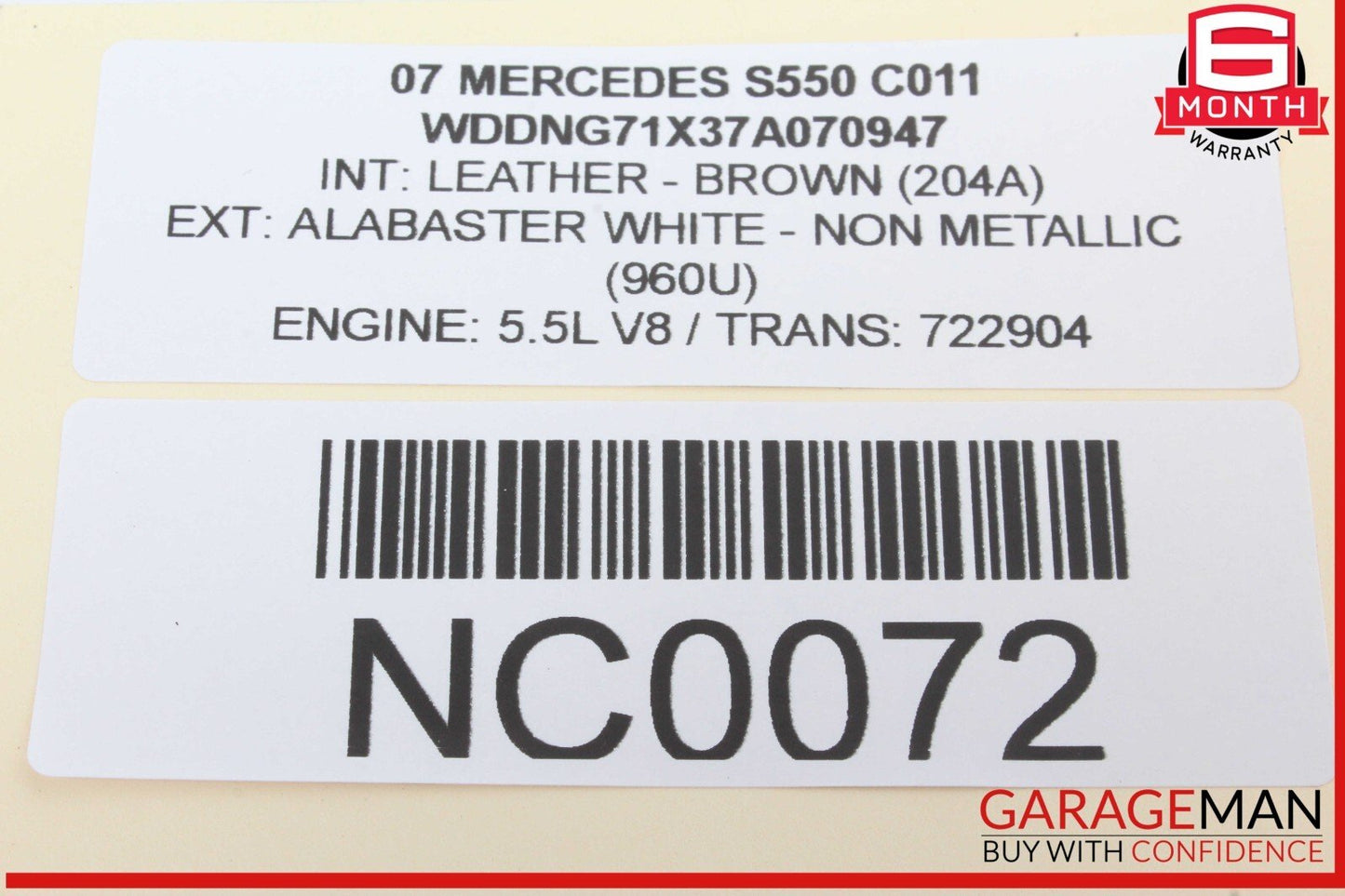 07-14 Mercedes W221 S550 CL550 Dashboard Instrument Cluster Dash Control Switch