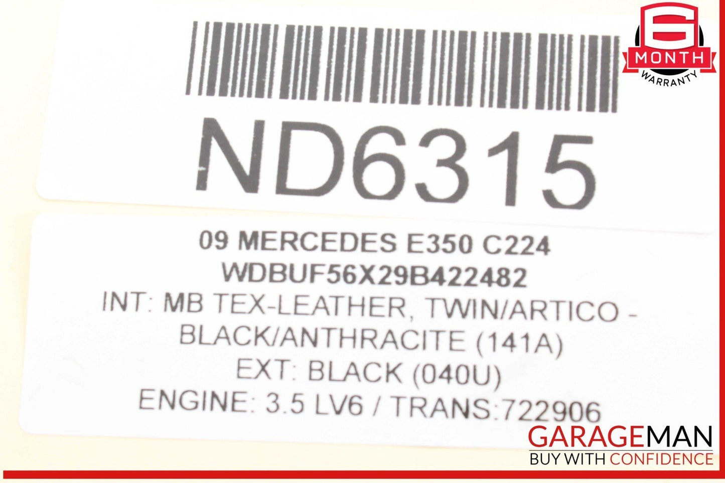 06-09 Mercedes W211 E350 E500 CLS550 Power Steering Oil Cooler Line OEM