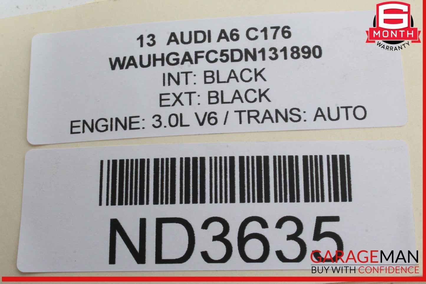 09-18 Audi A6 A7 S4 A4 Rear Left or Right Side Lower Forward Control Arm OEM