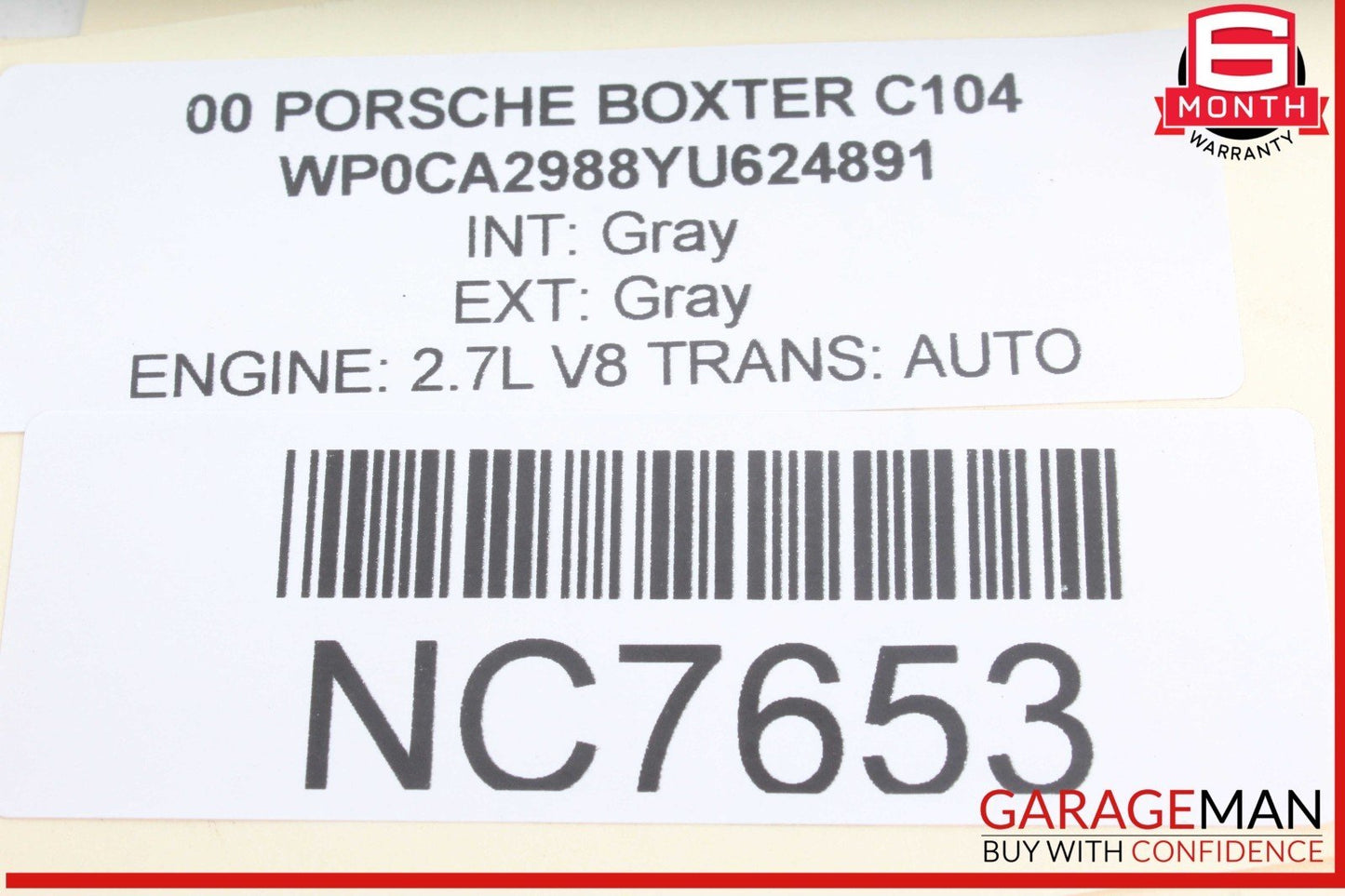 97-04 Porsche Boxster 986 Rear Right or Left Side Lower Control Arm OEM