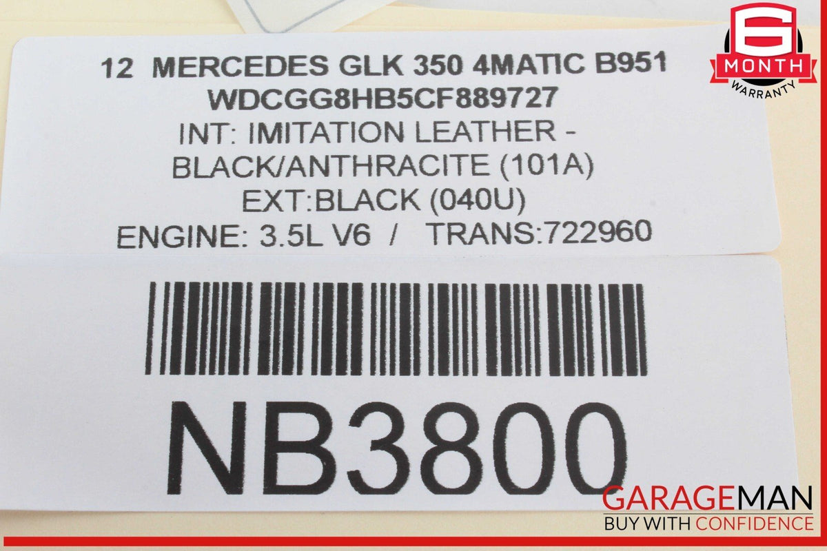 10-16 Mercedes X204 GLK350 4MATIC Trunk Remote Power Closing Latch Lock OEM