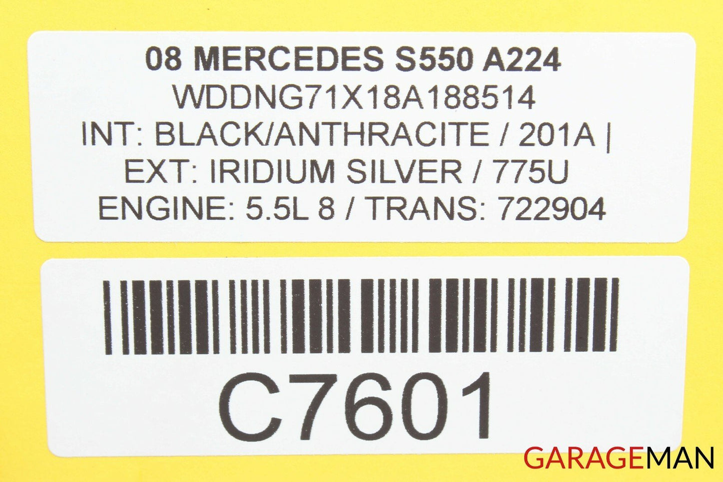 07-09 Mercedes W221 S550 ESP Parking Assist Suspension Control Switch 2218701558