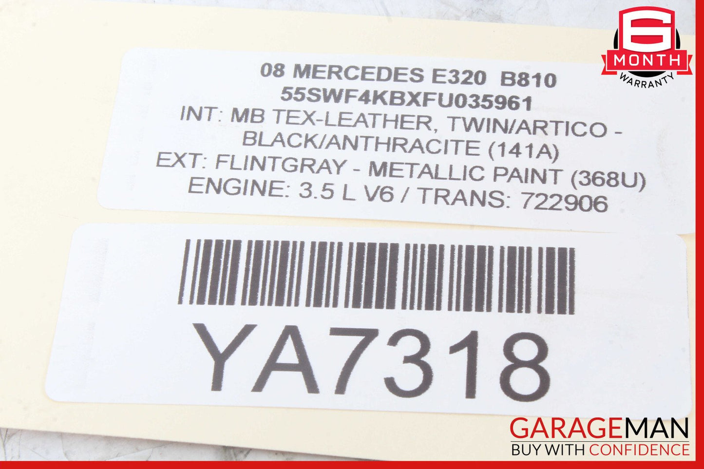 03-11 Mercedes E350 E350 CLS550 RWD Front Right Suspension Upper Control Arm