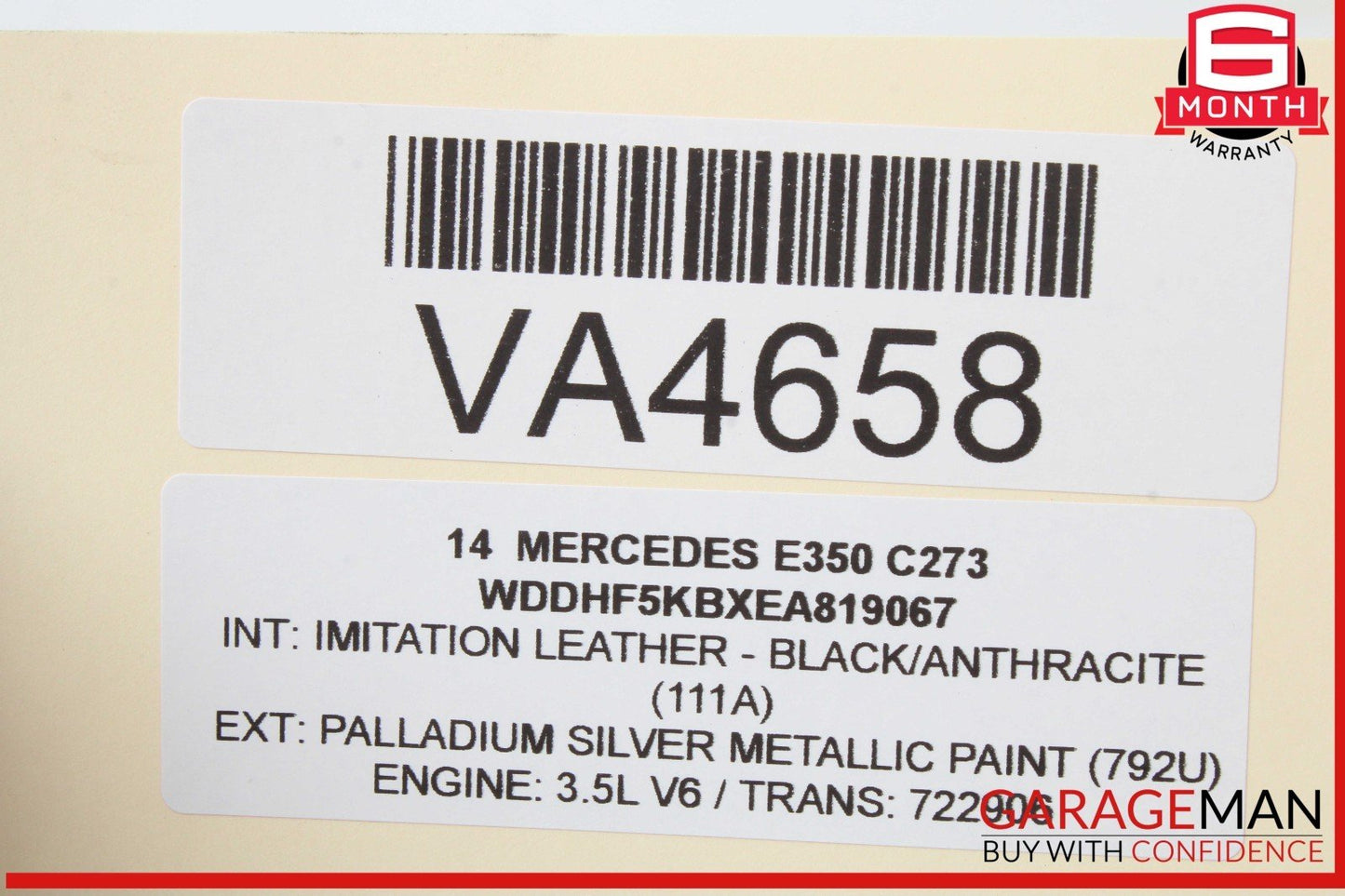08-16 Mercedes W212 E350 Front Right Side Door Window Regulator Motor Unit OEM