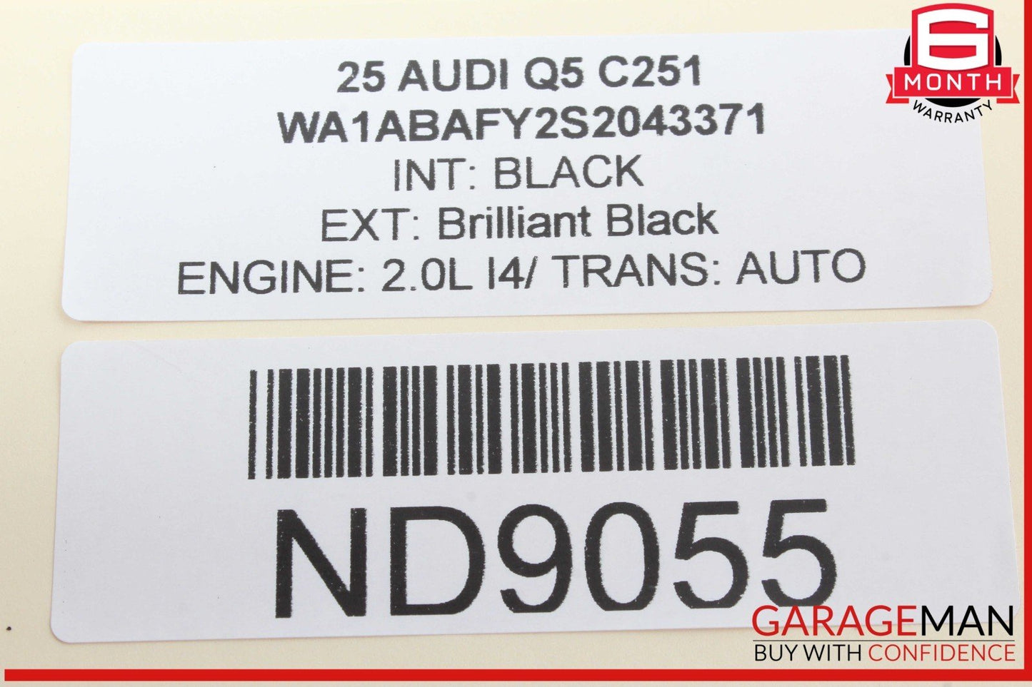 18-25 Audi Q5 SQ5 Power Lift Gate Trunk Close Switch 4G0959831D OEM