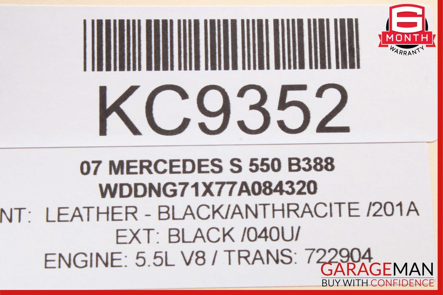07-13 Mercedes W221 S550 CL550 Electronic Parking Button Switch 2215401445 OEM