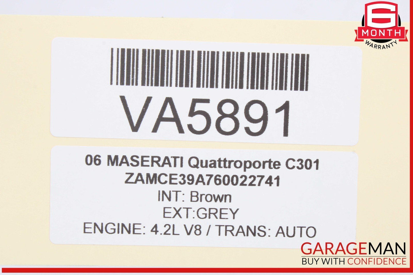 03-13 Maserati Quattroporte M139 Right Side B-Pillar AC A/C Air Vent Brown OEM